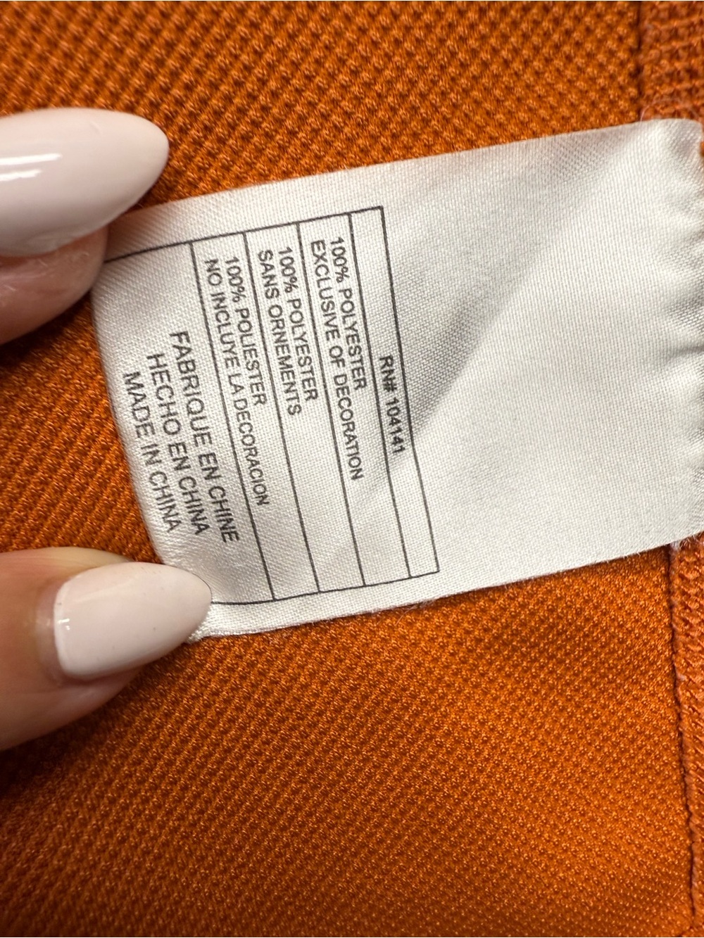 Nike FIT DRY ACG Men's XL Orange Quarter-Zip Performance Pullover - Picture 6 of 8